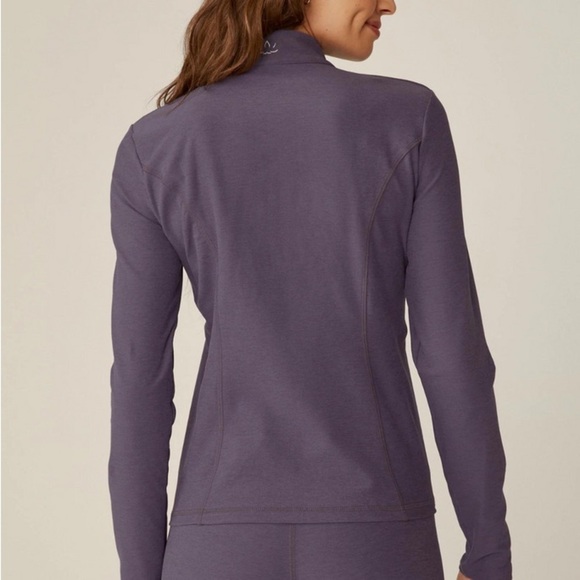 Beyond Yoga 
Spacedye On The Go Mock Neck Jacket purple S/P/P - Picture 3 of 12